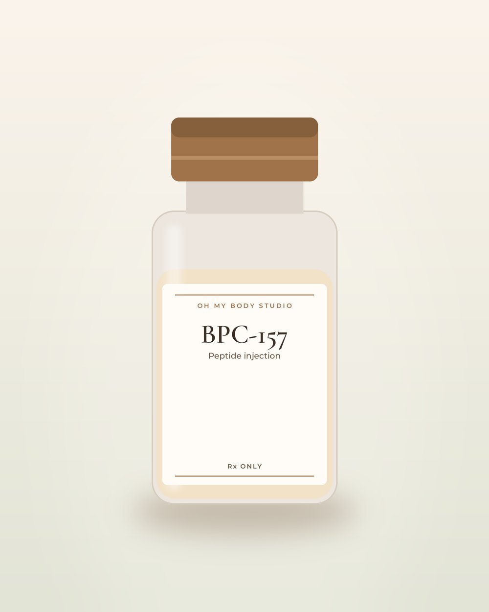 BPC-157 by Oh My Body Studio, illustrative packaging