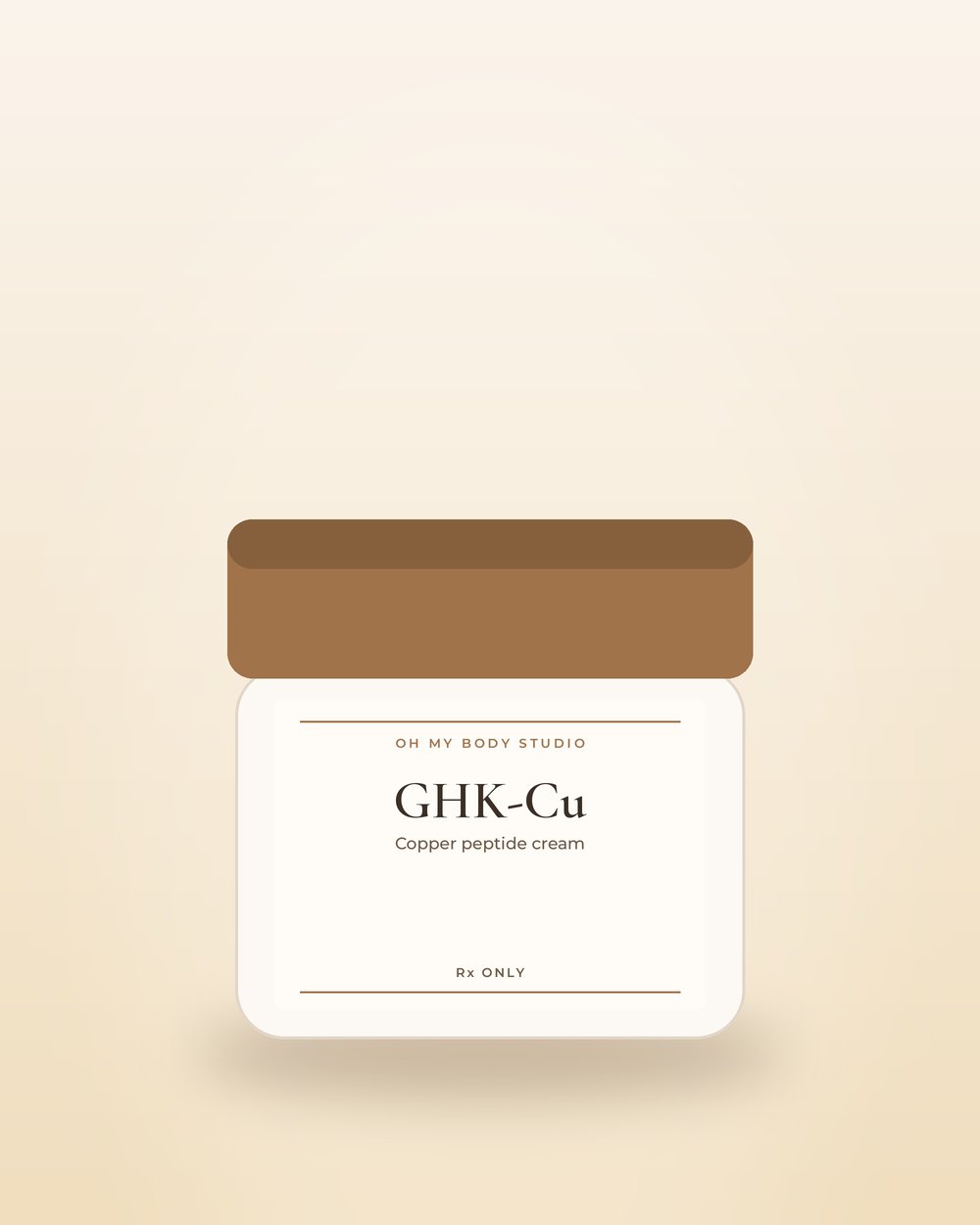 GHK-Cu Cream by Oh My Body Studio, illustrative packaging