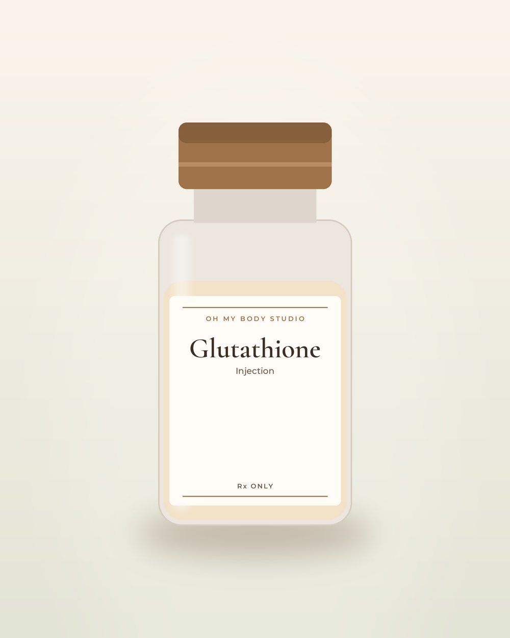 Glutathione Injection by Oh My Body Studio, illustrative packaging