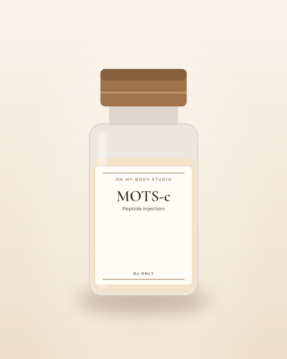 MOTS-c by Oh My Body Studio, illustrative packaging