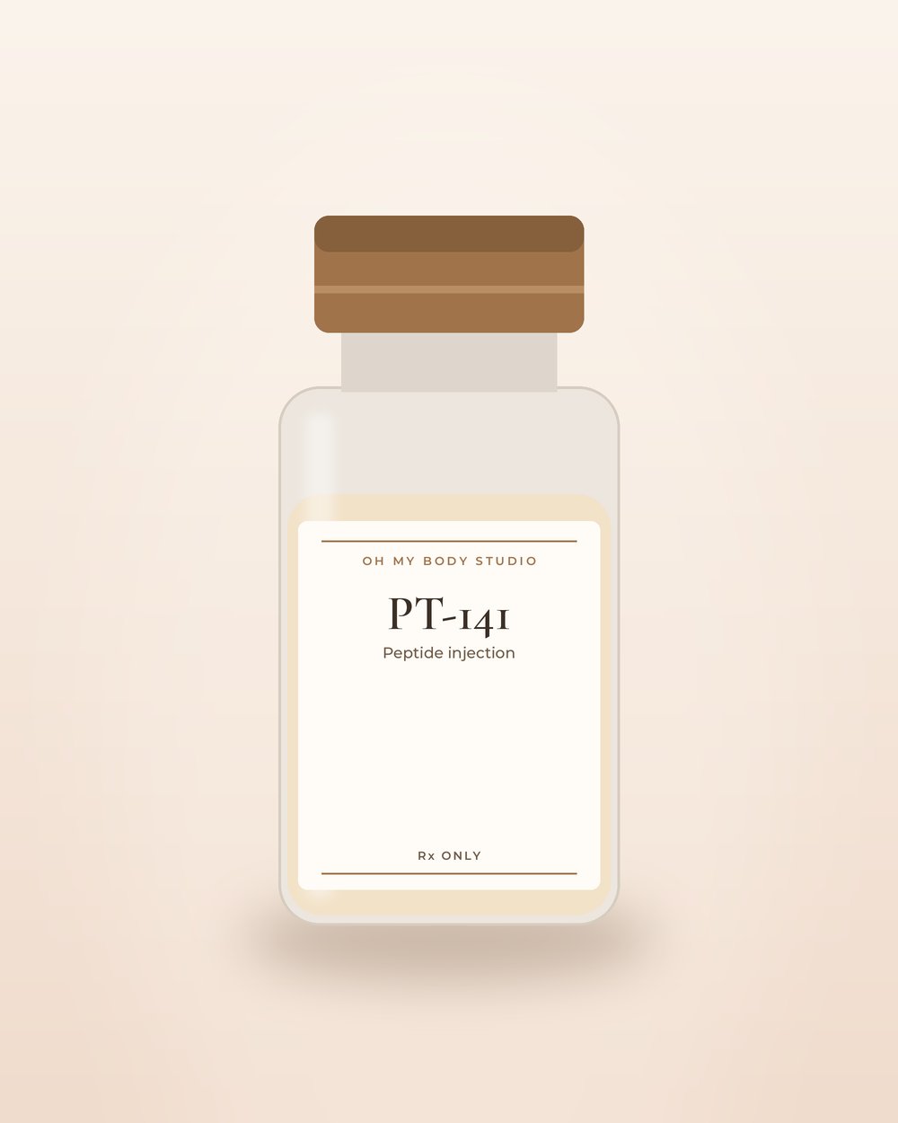 PT-141 for Women by Oh My Body Studio, illustrative packaging