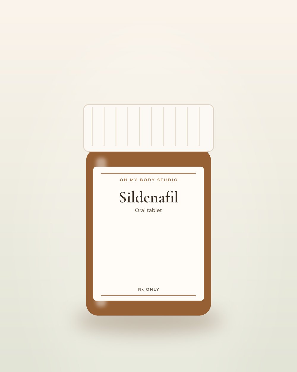 Sildenafil by Oh My Body Studio, illustrative packaging